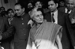 Getty Images : 1975: Indira Gandhi, declares India to be in a state of emergency, allowing her to jail her political opponents.